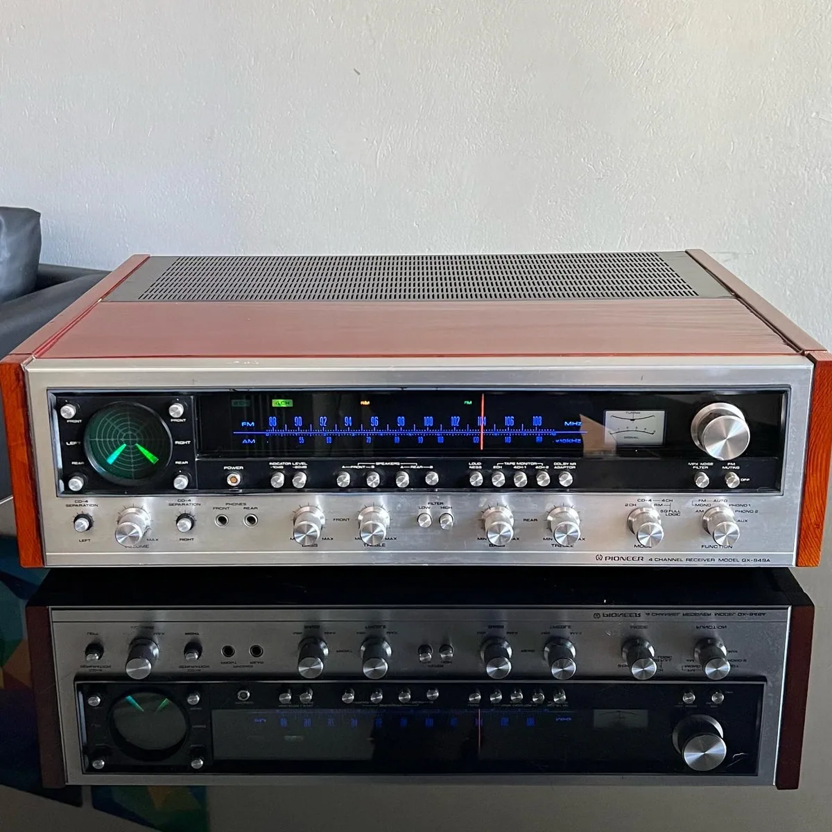 Receiver Pioneer restaurado en el taller